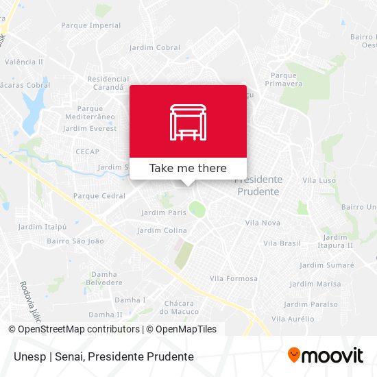 Unesp | Senai map