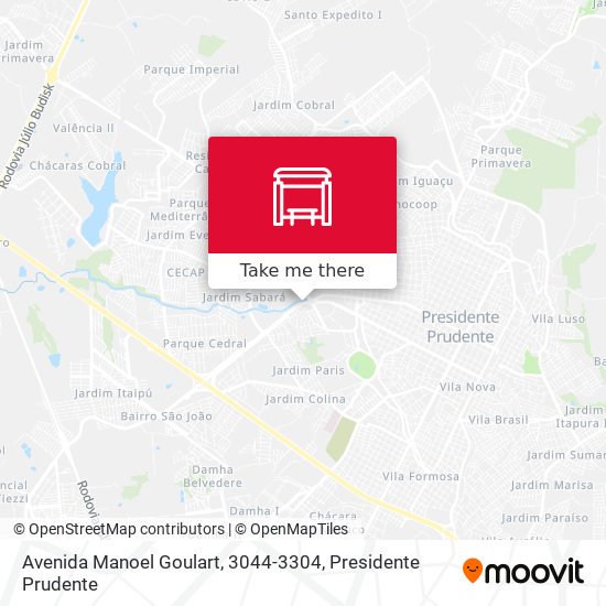 Avenida Manoel Goulart, 3044-3304 map