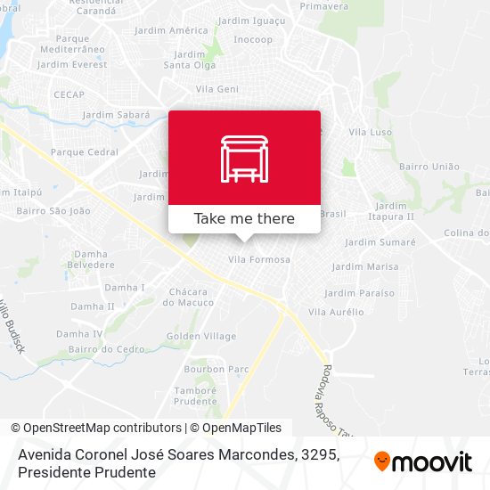 Avenida Coronel José Soares Marcondes, 3295 map