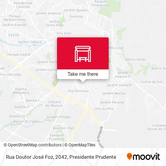 Rua Doutor José Foz, 2042 map