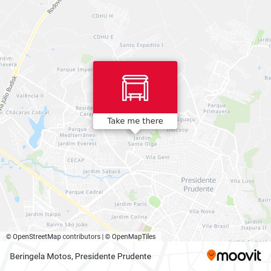 Beringela Motos map