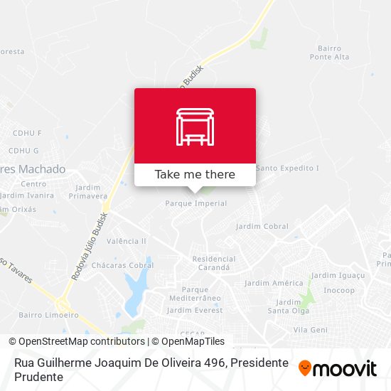 Rua Guilherme Joaquim De Oliveira 496 map