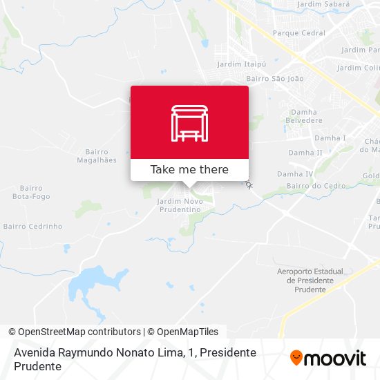 Avenida Raymundo Nonato Lima, 1 map