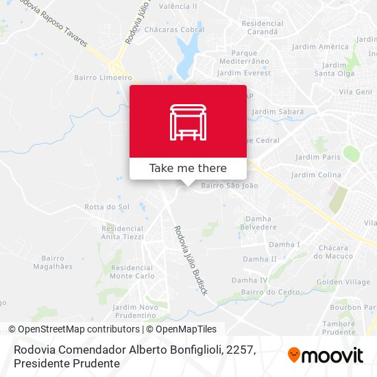Rodovia Comendador Alberto Bonfiglioli, 2257 map