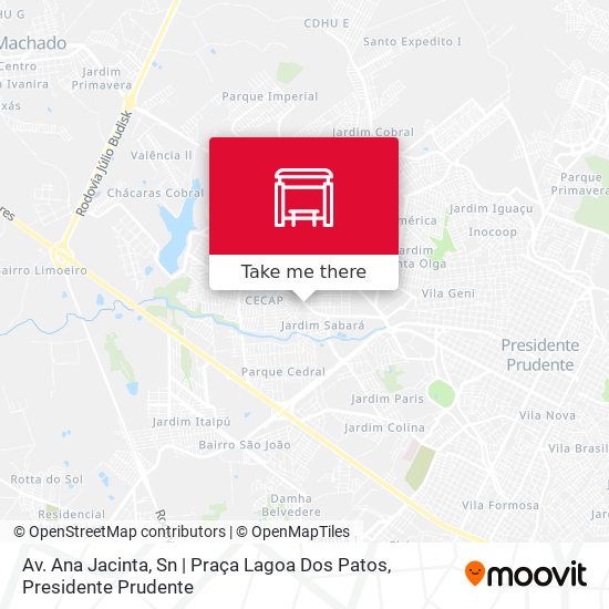 Av. Ana Jacinta, Sn | Praça Lagoa Dos Patos map