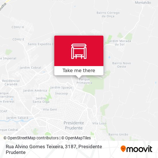 Rua Alvino Gomes Teixeira, 3187 map