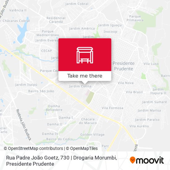 Rua Padre João Goetz, 730 | Drogaria Morumbi map