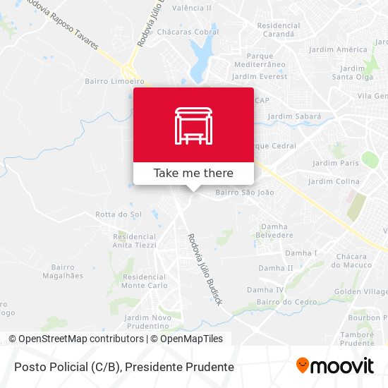 Posto Policial (C/B) map