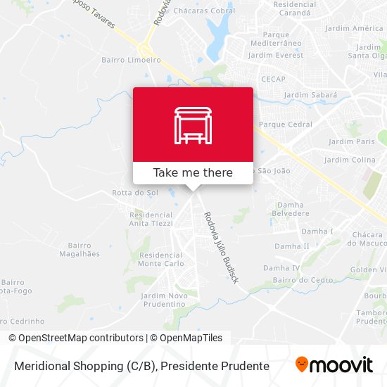 Meridional Shopping (C/B) map