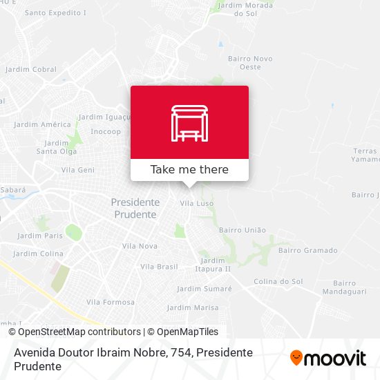 Avenida Doutor Ibraim Nobre, 754 map