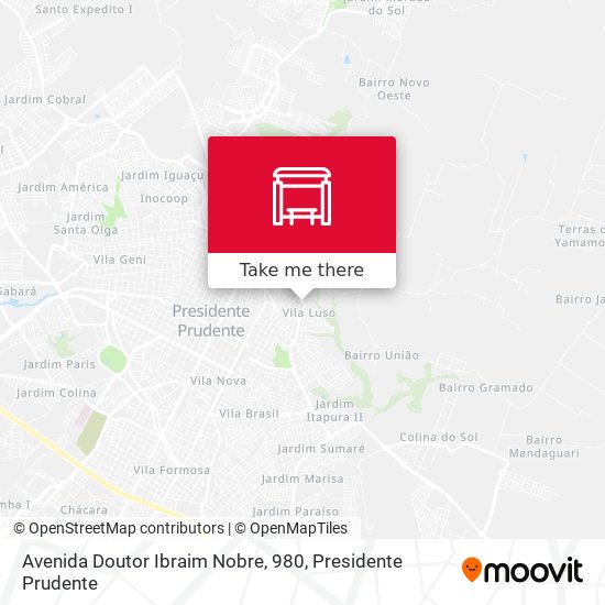 Avenida Doutor Ibraim Nobre, 980 map