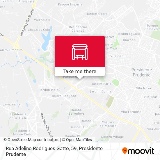 Rua Adelino Rodrigues Gatto, 59 map