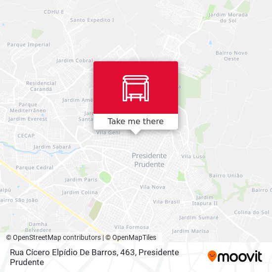 Rua Cícero Elpídio De Barros, 463 map