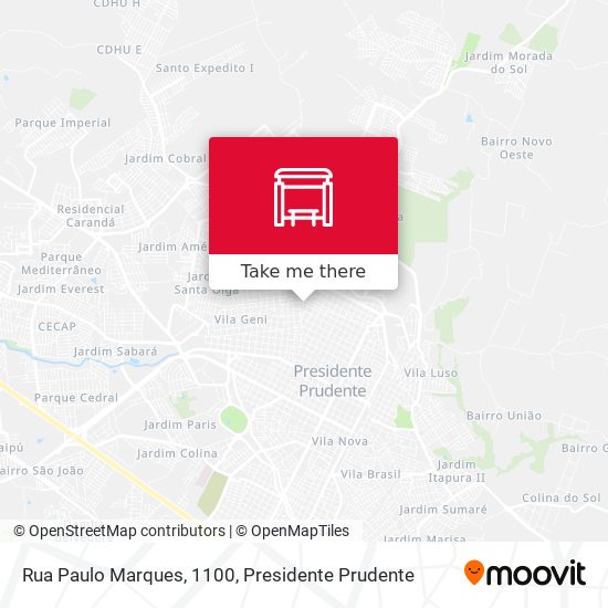 Rua Paulo Marques, 1100 map