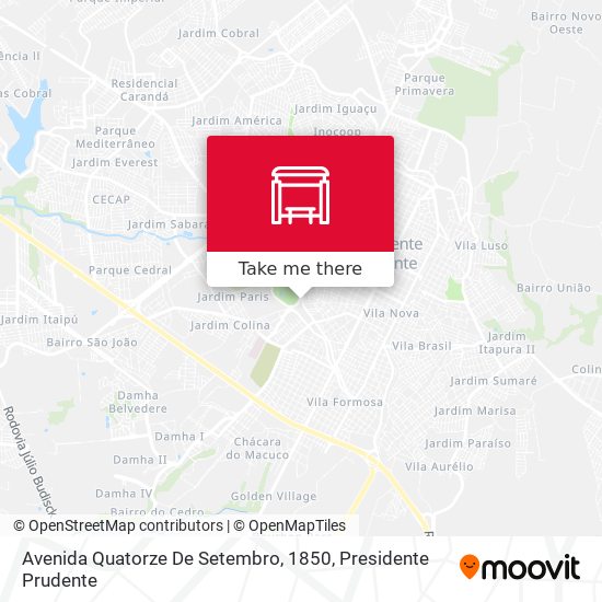 Avenida Quatorze De Setembro, 1850 map