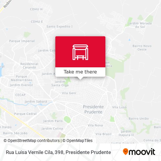 Rua Luísa Vernile Cila, 398 map