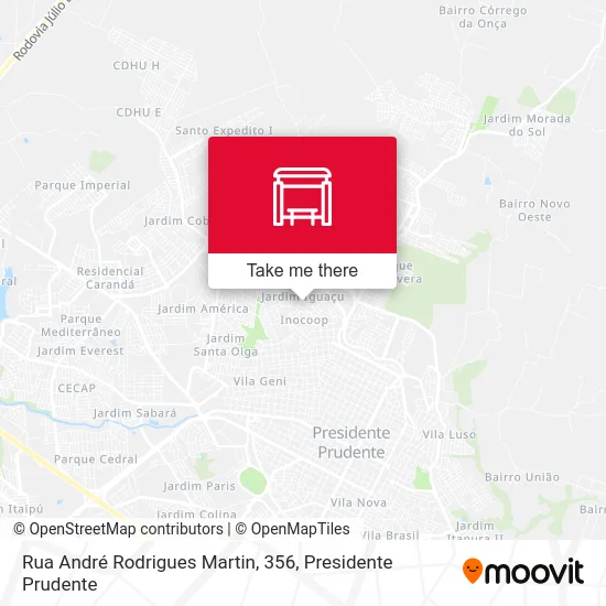 Rua André Rodrigues Martin, 356 map