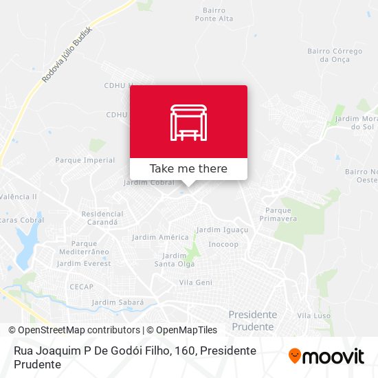 Rua Joaquim P De Godói Filho, 160 map