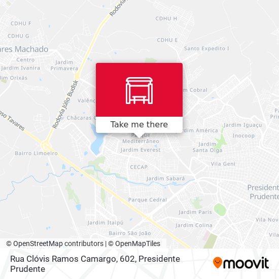 Rua Clóvis Ramos Camargo, 602 map