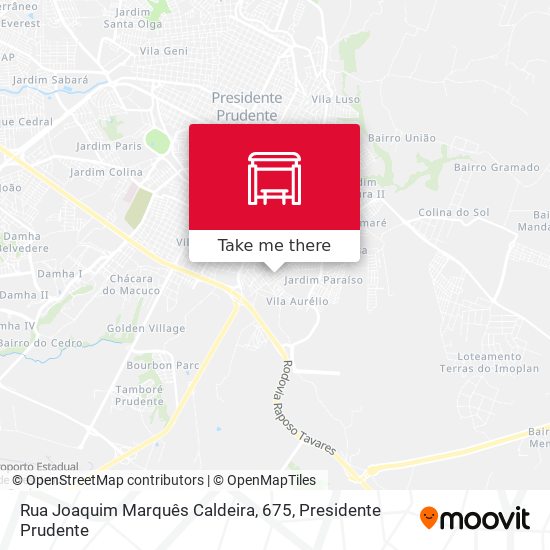 Rua Joaquim Marquês Caldeira, 675 map