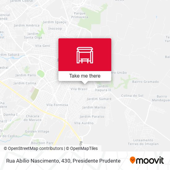 Rua Abílio Nascimento, 430 map