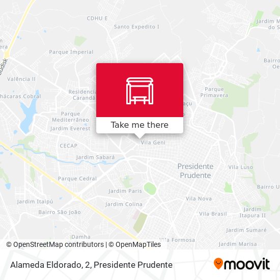 Alameda Eldorado, 2 map