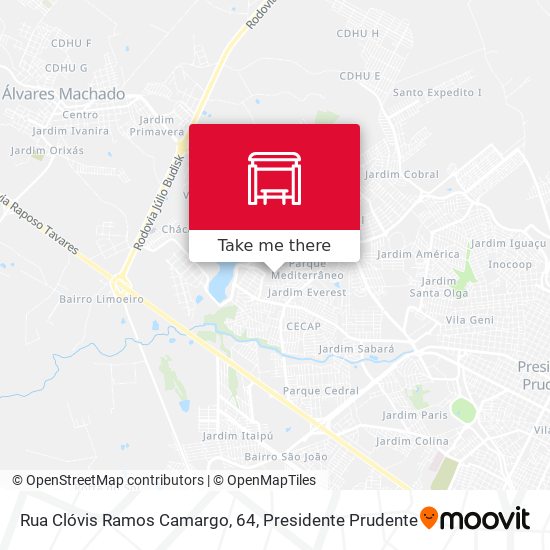 Rua Clóvis Ramos Camargo, 64 map