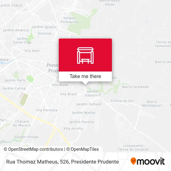 Rua Thomaz Matheus, 526 map