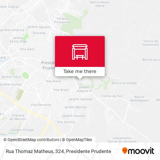 Rua Thomaz Matheus, 324 map