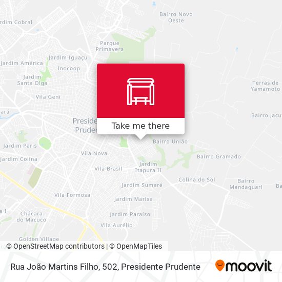 Rua João Martins Filho, 502 map