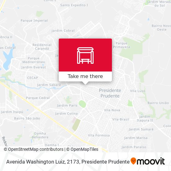 Mapa Avenida Washington Luiz, 2173