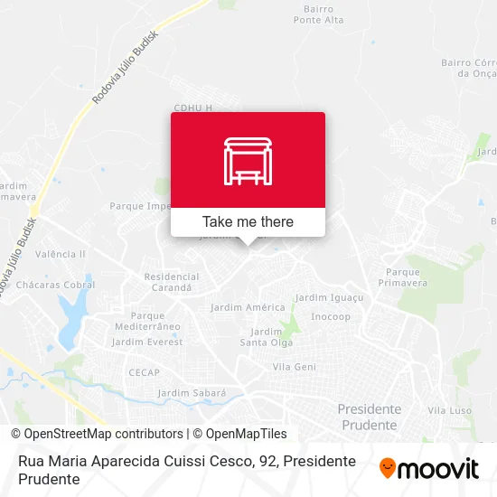 Rua Maria Aparecida Cuissi Cesco, 92 map