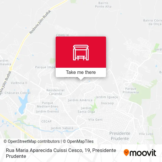 Rua Maria Aparecida Cuissi Cesco, 19 map