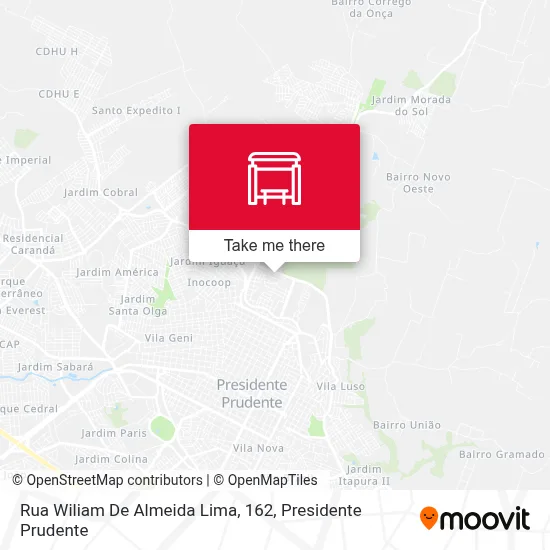 Rua Wiliam De Almeida Lima, 162 map