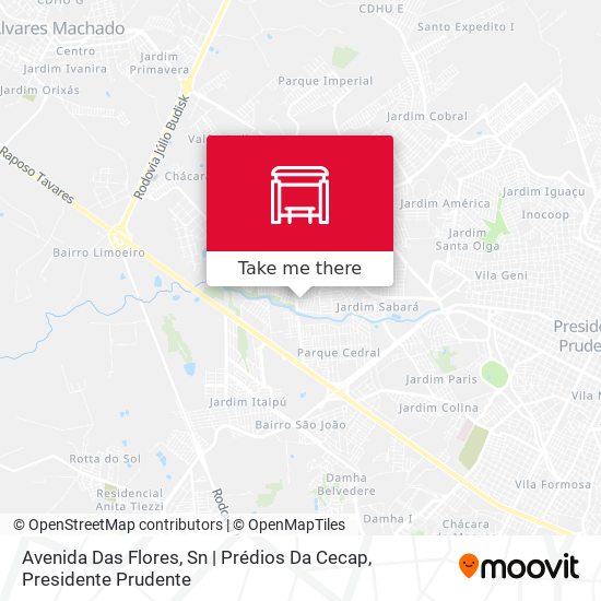 Avenida Das Flores, Sn | Prédios Da Cecap map