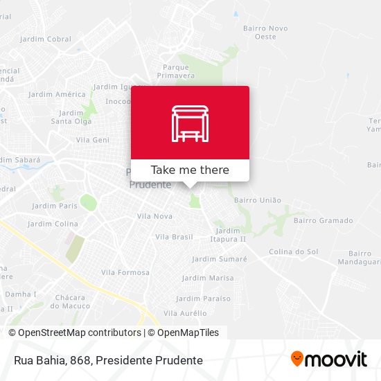 Rua Bahia, 868 map