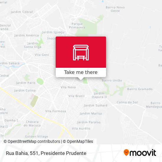 Rua Bahia, 551 map
