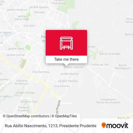 Rua Abílio Nascimento, 1213 map