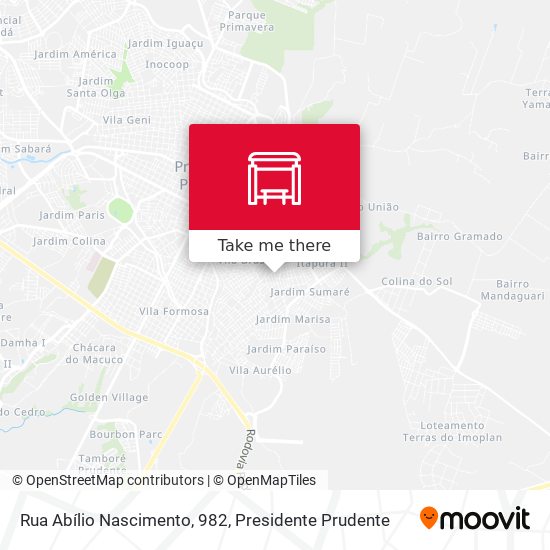 Rua Abílio Nascimento, 982 map