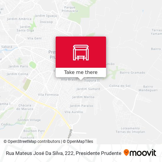 Mapa Rua Mateus José Da Silva, 222