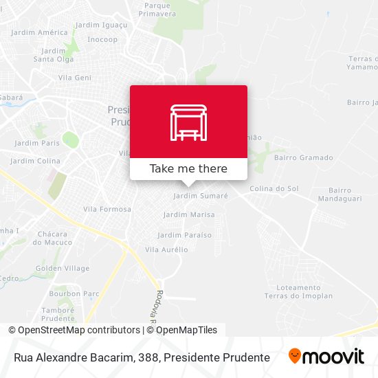 Rua Alexandre Bacarim, 388 map
