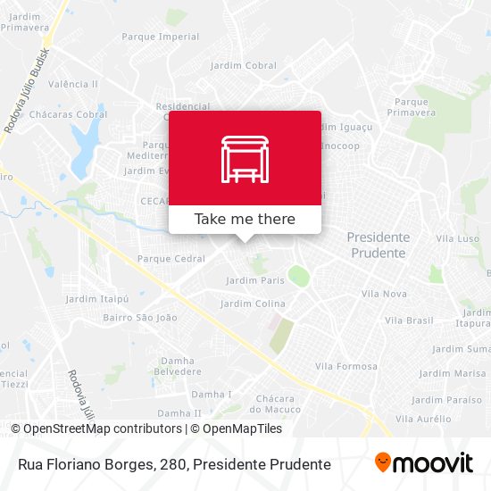 Rua Floriano Borges, 280 map