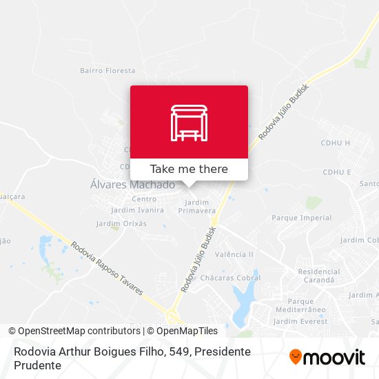 Rodovia Arthur Boigues Filho, 549 map