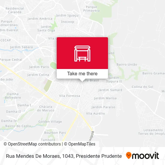 Rua Mendes De Moraes, 1043 map