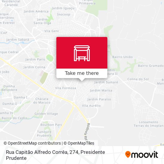 Rua Capitão Alfredo Corrêa, 274 map