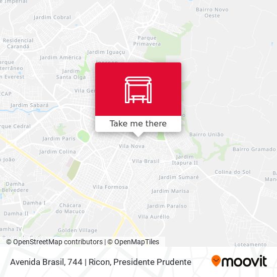 Avenida Brasil, 744 | Ricon map