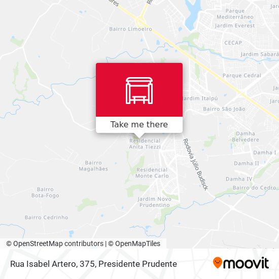 Rua Isabel Artero, 375 map