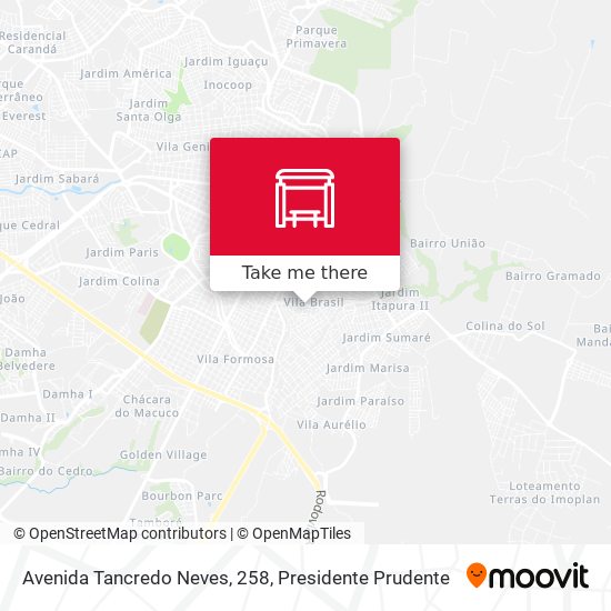 Avenida Tancredo Neves, 258 map