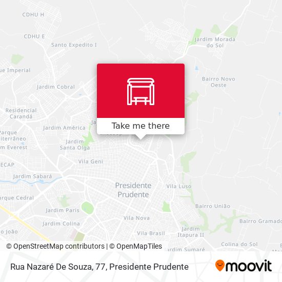 Rua Nazaré De Souza, 77 map