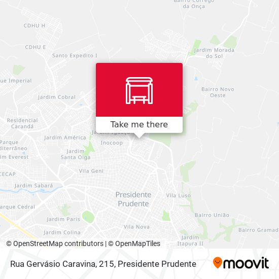 Rua Gervásio Caravina, 215 map